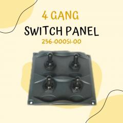 Boat 4 Gang Switch Panel