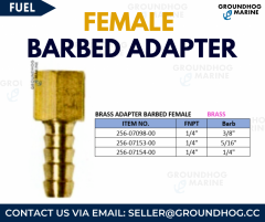 Boat Female Barbed Adapter