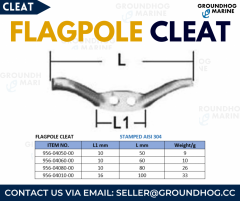 Boat Flagpole Cleat