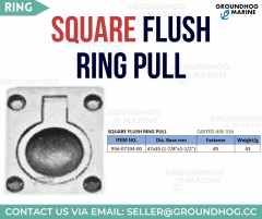 Boat Square Flush Ring Pull