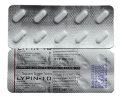 Buy Lypin 10 Mg Tablet Online To Treat Anxiety D