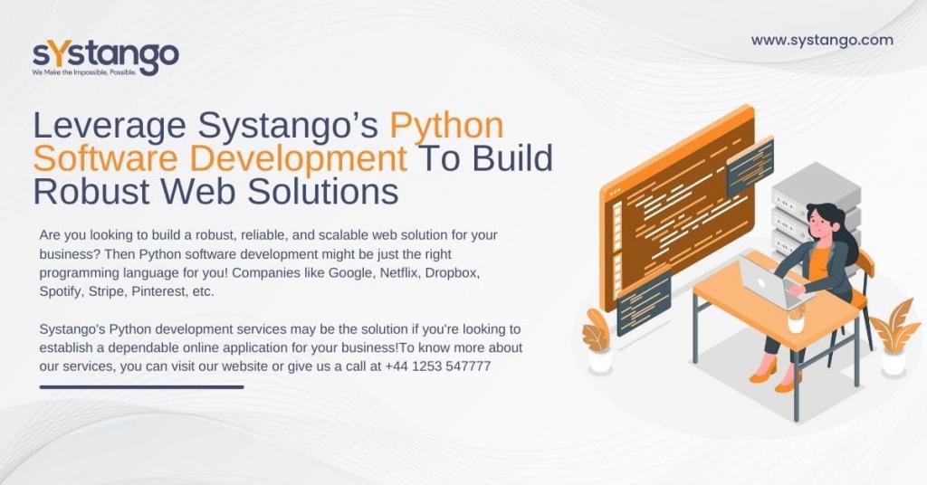 Leverage Systangos Python Software Development To Build Robust Web So 2 Image