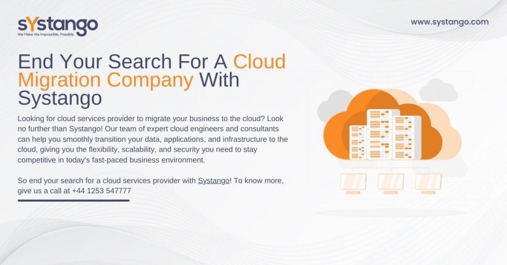 End Your Search For A Cloud Migration Company With Systango 2 Image