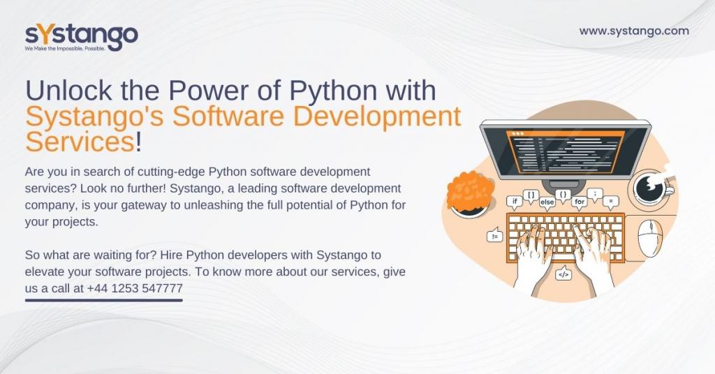 Unlock the Power of Python with Systangos Software Development Servic 2 Image