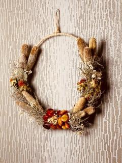 Buy Dried Flowers Wreaths For Home Decor - Dried