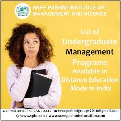 List Of Undergraduate Management Programs