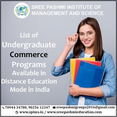 List Of Undergraduate Commerce Programs