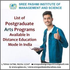 List Of Postgraduate Arts Programs Available In 