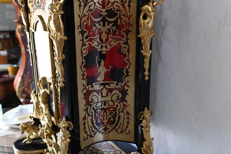 Exquisite French Boulle Clock on Stand - Louis XVI Style 4 Image