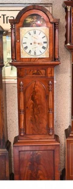 Timeless Elegance-Victorian Mahogany Grandfather