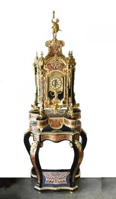 Exquisite French Boulle Clock On Stand - Louis X