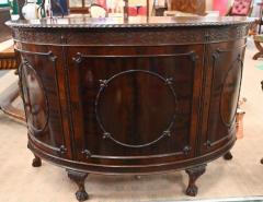 Chippendale Side Cabinet Mahogany Chest 1880  Ca