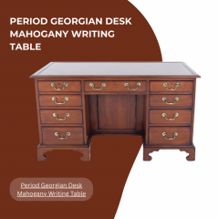 Period Georgian Desk Mahogany Writing Table