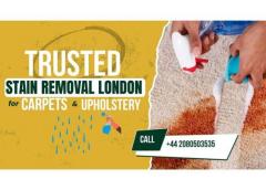 Trusted Stain Removal London For Carpets & Uphol