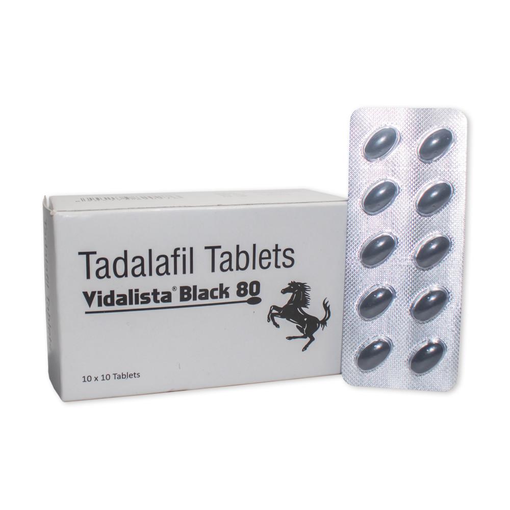 Buy Vidalista 80 mg Black Tablets 2 Image