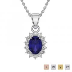 Buy Blue Sapphire Necklace Online