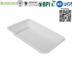 Lunch Tray Disposable Tray Bagasse Tray Take Awa