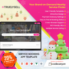 Truelysell - Services And Sales Admin Dashboard 