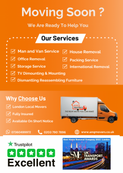 Local Movers In London - Anq Movers