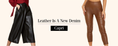 Bring An Edge To Your Wardrobe With Leather Capr