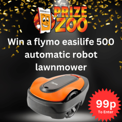 Win A Flymo Easilife 500 Automatic Robot Lawnmow