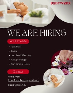 We Are Hiring Experienced Beautician And Therapi