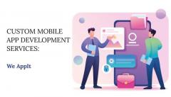 Experience Innovation Custom Mobile App Developm