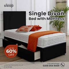 Single Divan Bed With Mattress