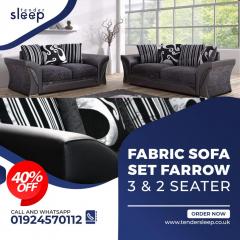 Fabric Sofa Set Farrow 3 And 2 Seater