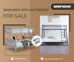 Bunk Beds With Mattresses On Sale - Buy Now