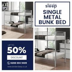 Single Metal Bunk Bed On Sale