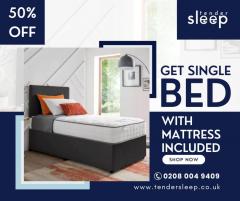 Get Single Bed With Mattress Included