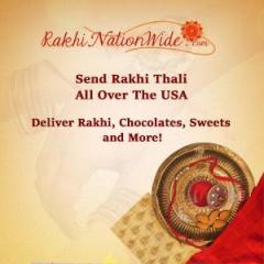 Send A Beautiful Rakhi Thali To The Usa - Free S