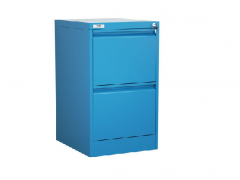 2 Drawer File Cabinet Blue