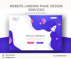 Website Landing Page Design Services