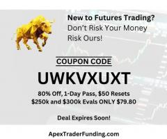 Apextraderfunding. Com 80 Percent Off All Evals,