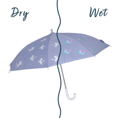 Kids Unicorn Colour Changing Umbrella