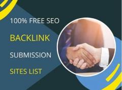 Get High Da Seo Backlink Submission Websites To 