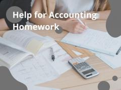 Help For Accounting Homework
