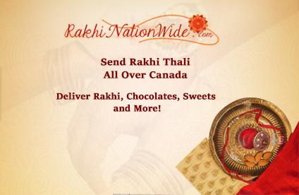 Online Delivery of Rakhi Thali to Canada 3 Image