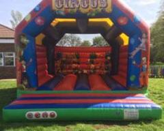 Circus Themed Large Bouncy Castle
