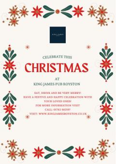 Christmas Bookings At King James Royston Pub
