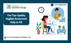 Our Top-Quality English Homework Help  In Uk