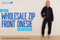 Get Wholesale Zip Front Onesie Hoodies
