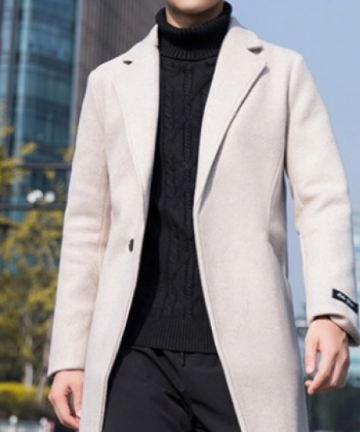 Elevate Your Style with Our Slim Mid Length Woolen Coat WholeMall UK 4 Image
