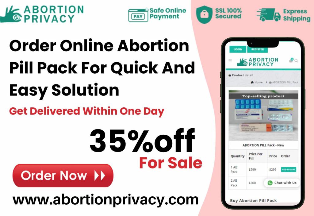 Order Online Abortion Pill Pack For Quick And Easy Solution 2 Image