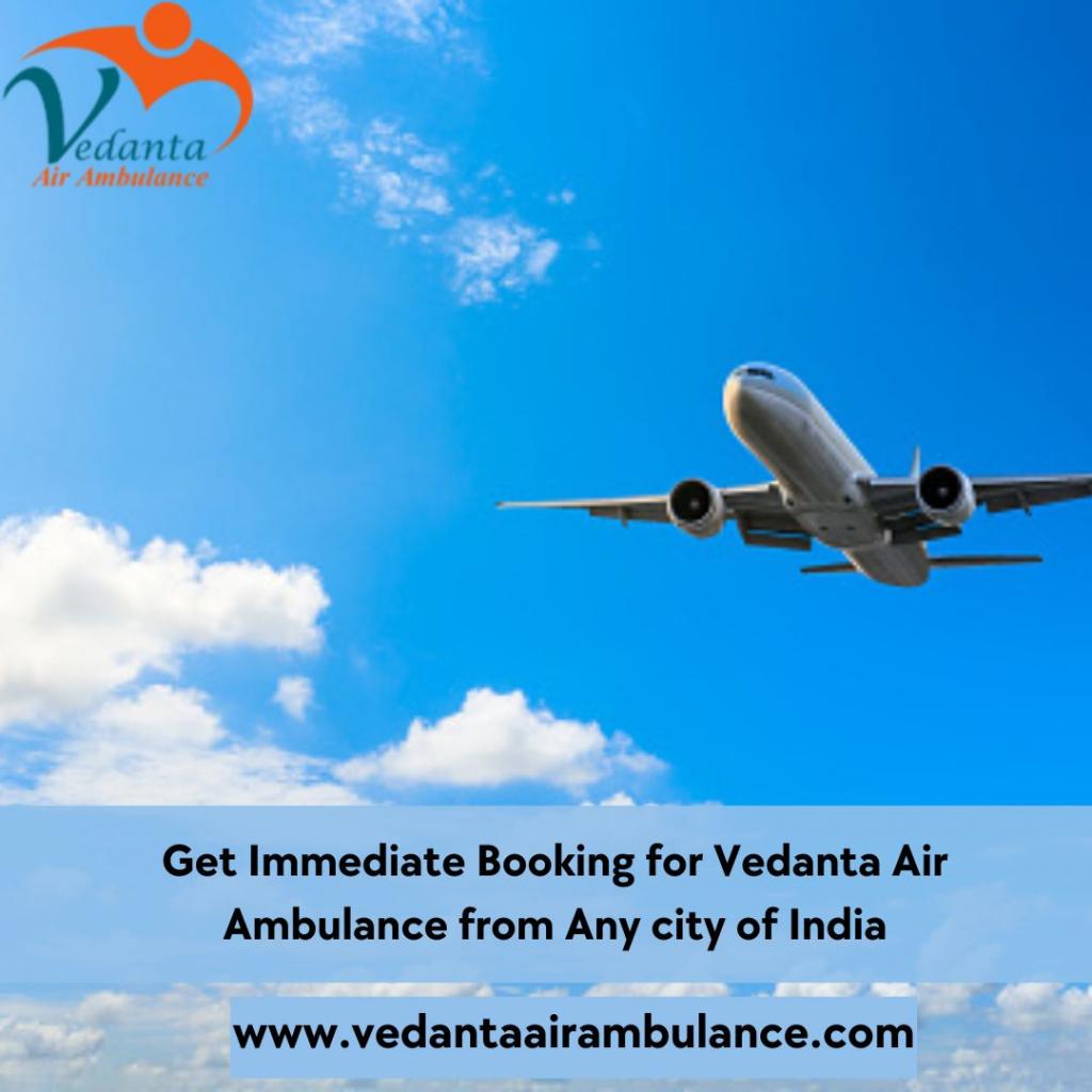Hire Vedanta Air Ambulance Service in Gorakhpur for Speedy and Care Pa 2 Image