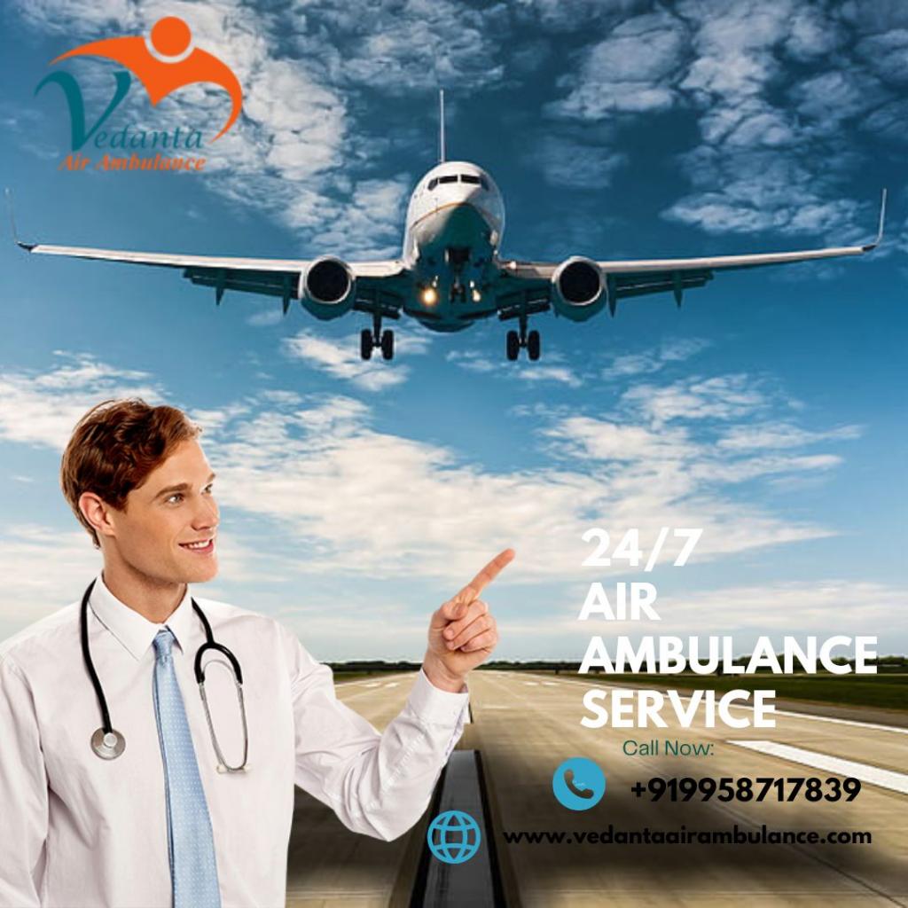 Top-Grade Vedanta Air Ambulance in Dibrugarh for Urgent Patient Move 2 Image