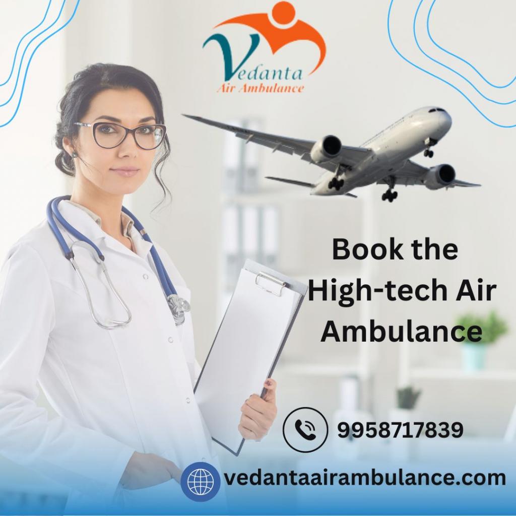 Top-class Vedanta Air Ambulance in Jamshedpur With Updated ICU Setup 2 Image