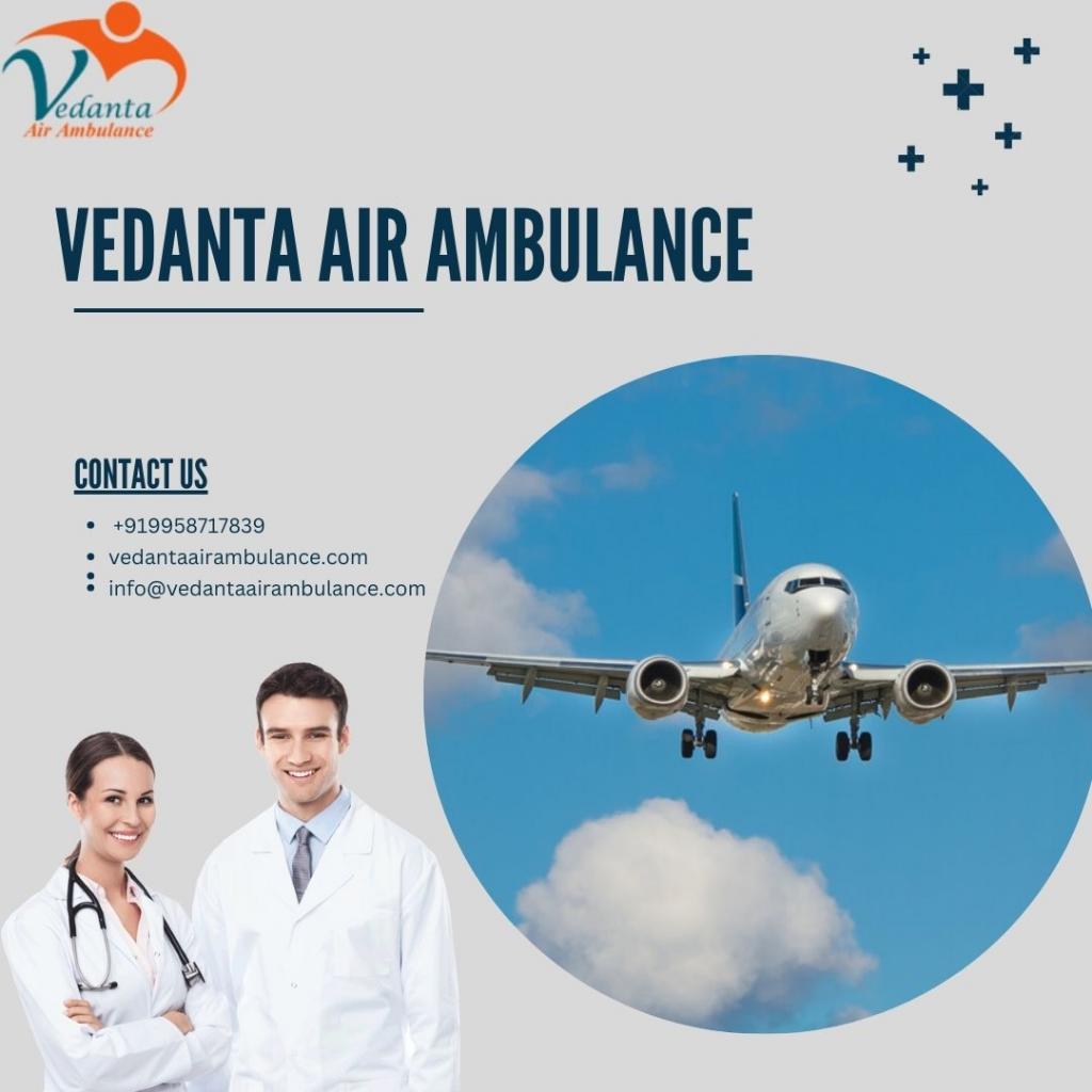 Take Advanced Vedanta Air Ambulance in Gorakhpur with First-class Move 2 Image